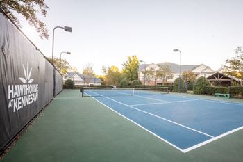 Newly upgraded tennis & pickleball court